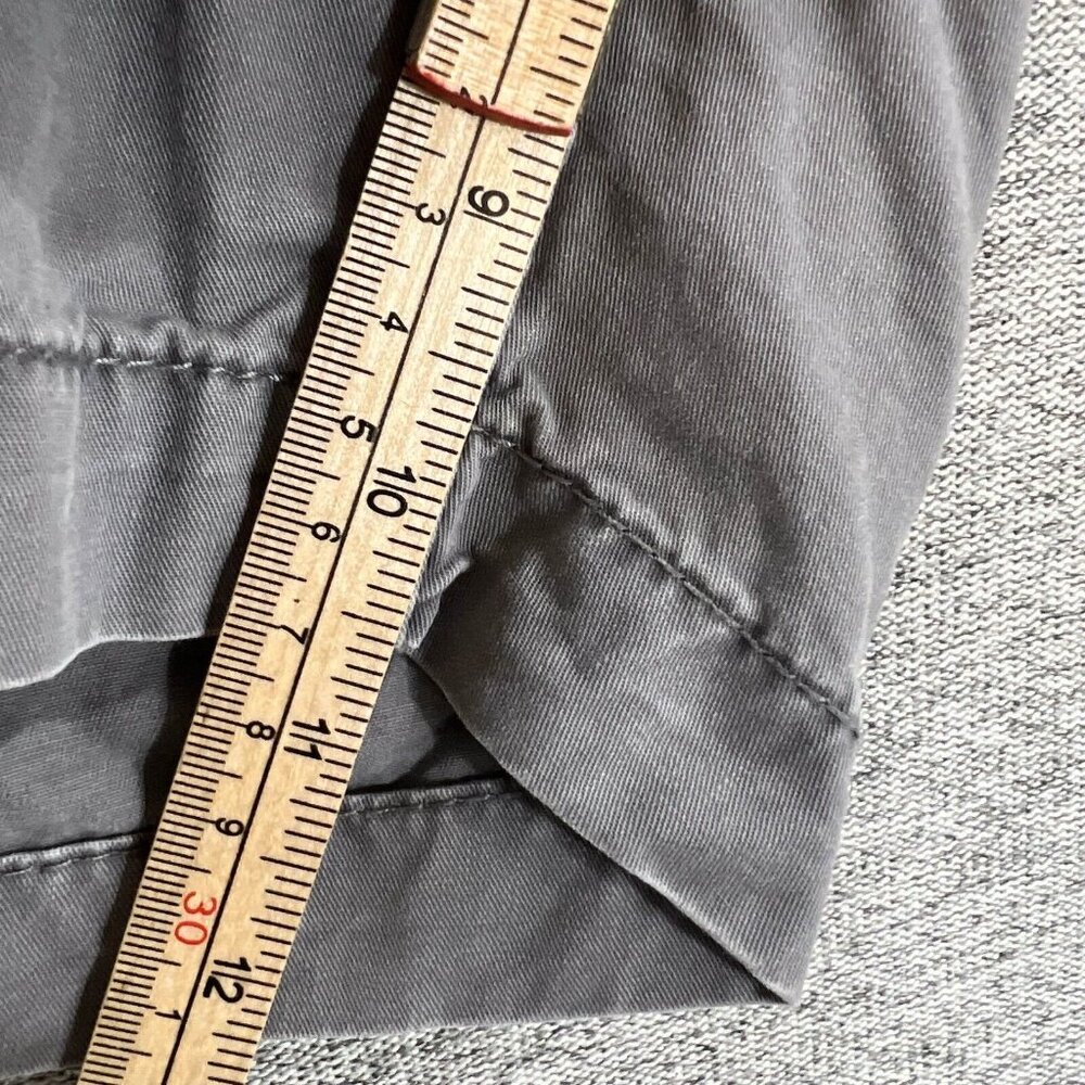 Gap Khakis Cargo Shorts Men Size 34 Gray  Summer Outdoor Cotton - Picture 7 of 12